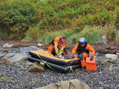 Crew fromCoast Guard Air Station Kodiak