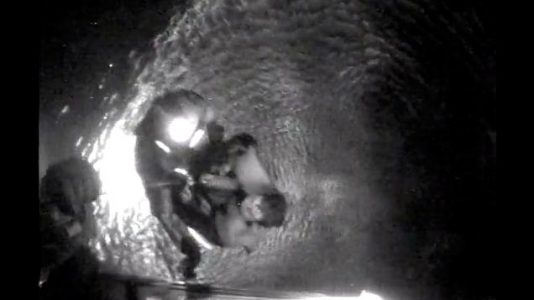 Flares help in nighttime rescue of three in disabled boat