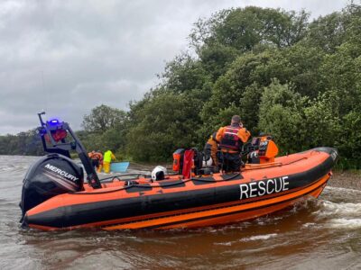 Flare aids rescue at Loch Lomond