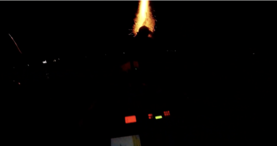Blyth RNLI parachute flare training