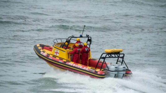 Flare signals rescue of father and son divers in South Africa