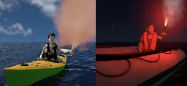Kayakers and canoers advised to carry flares