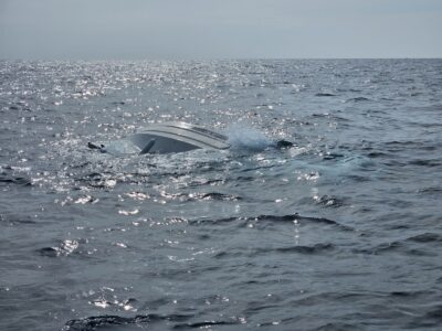 Flares bring about rescue of boaters