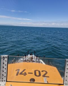 Flares spark sea rescue